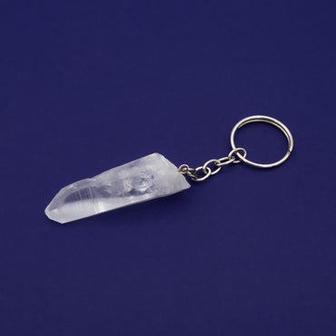 Keychain - Clear Quartz Point