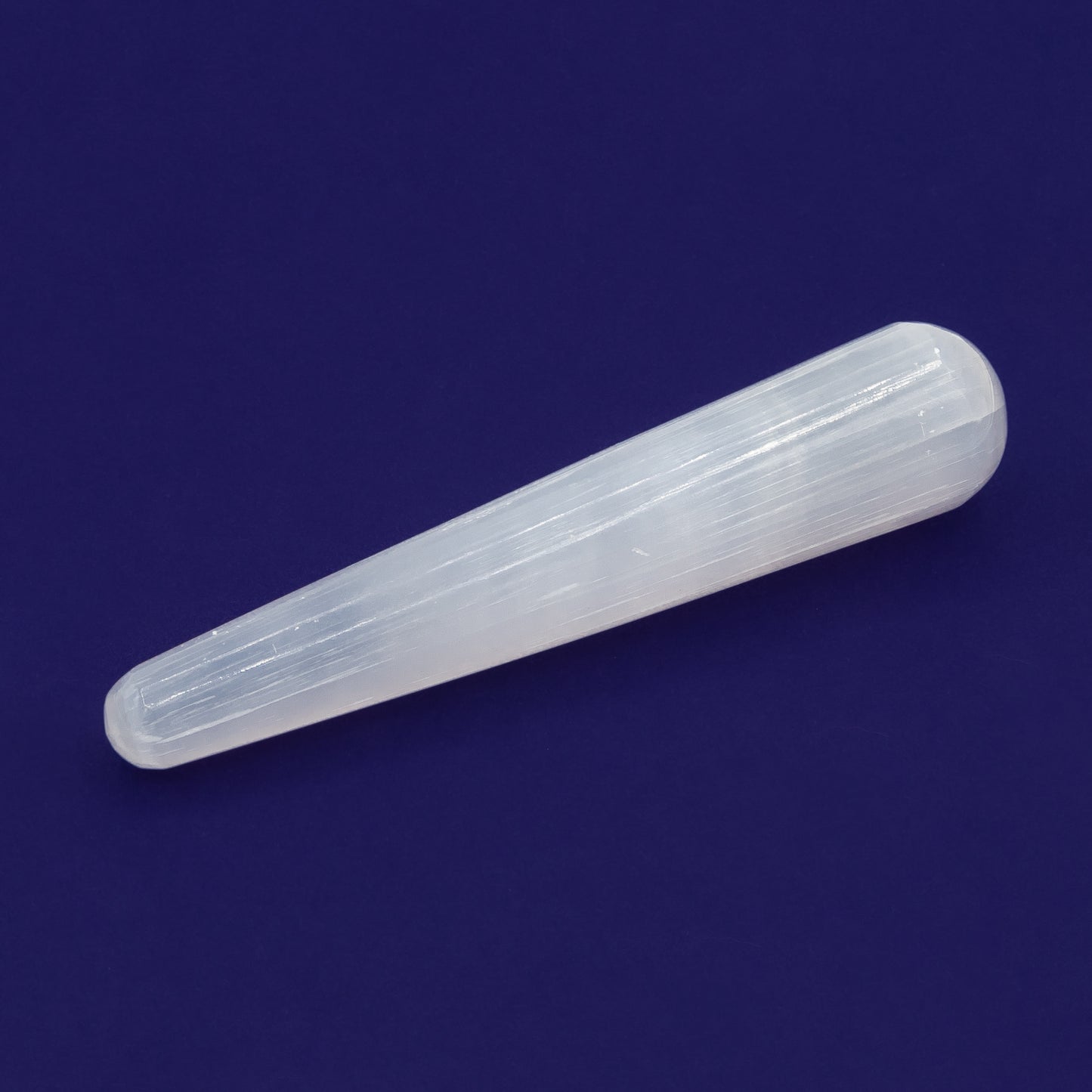 Selenite Double Rounded Wand $20