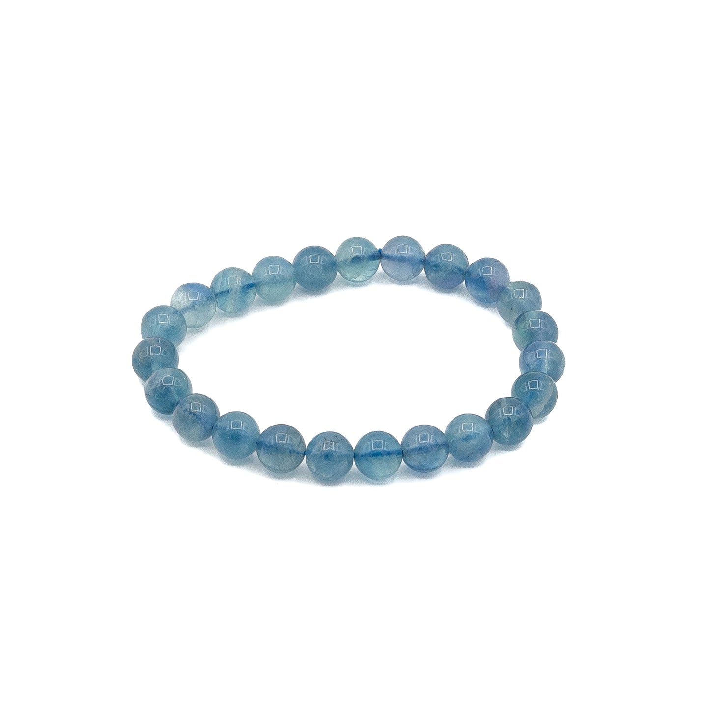 Bracelet - Fluorite Blue 8mm
