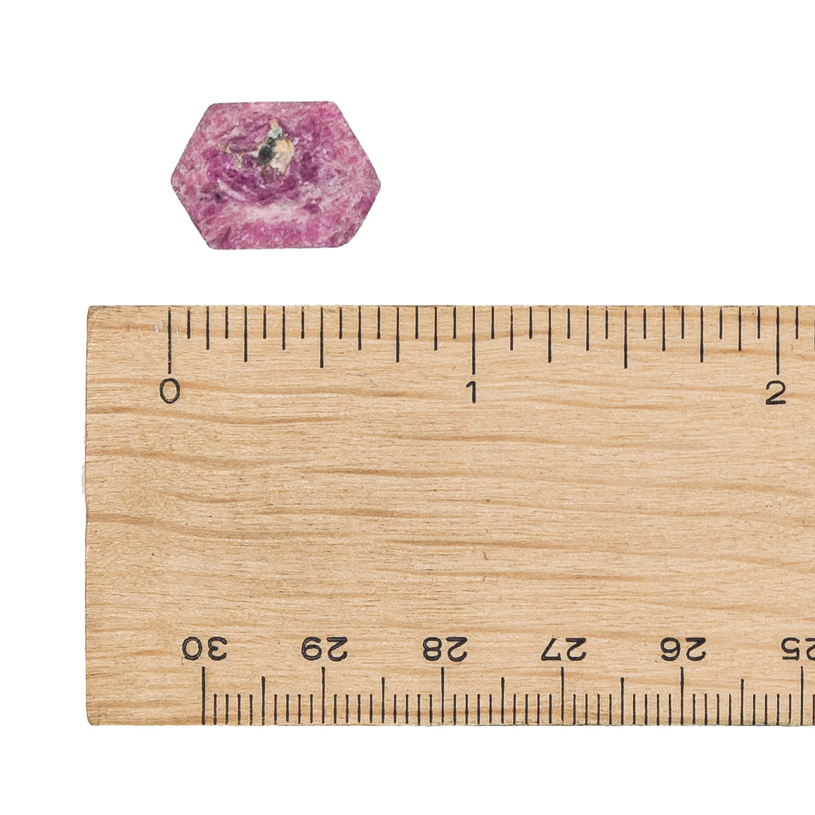 Ruby Hexagon $15