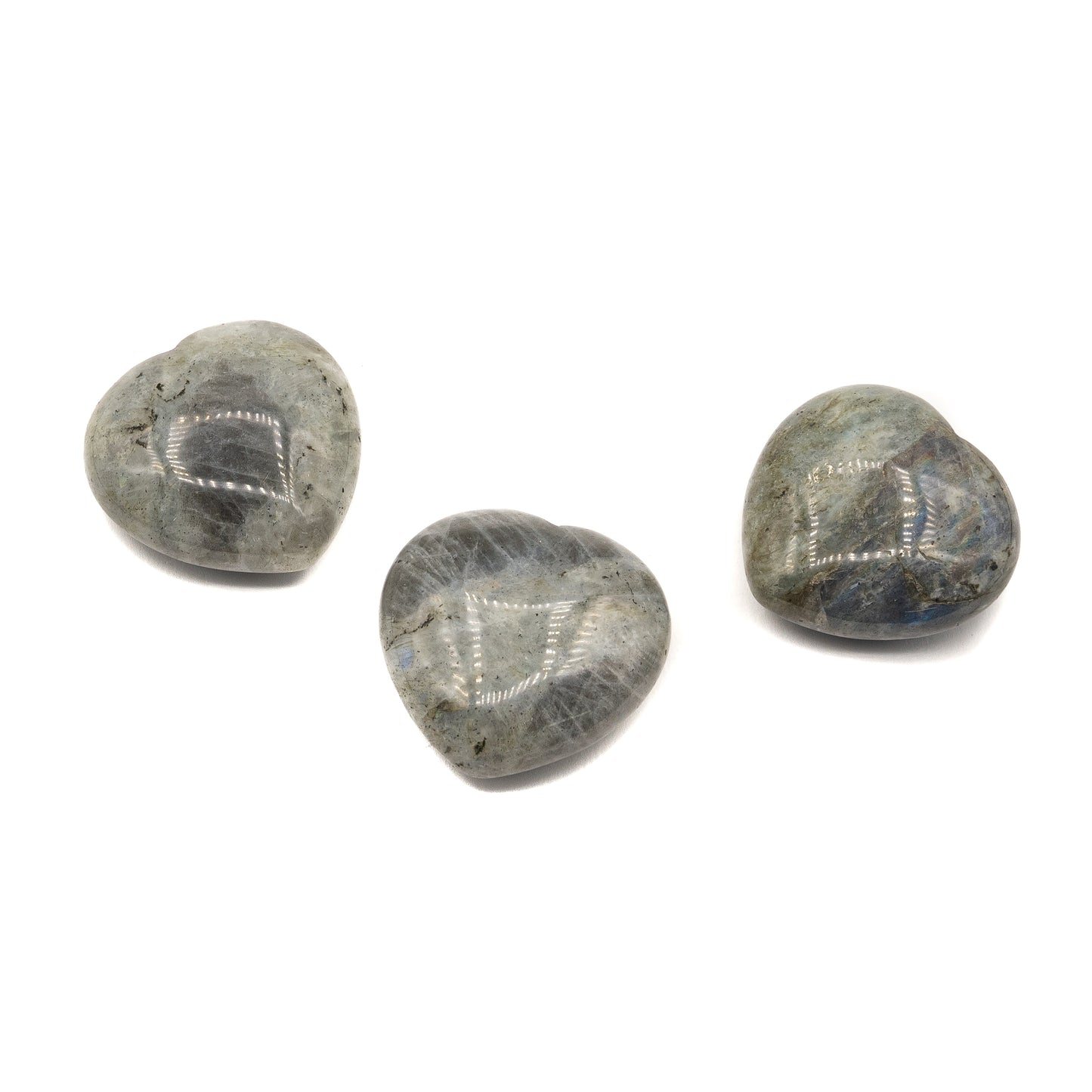 Labradorite Heart Puffy $30
