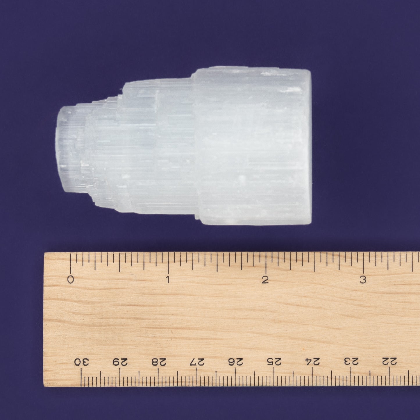 Selenite Candle Holder Tower Mini $15
