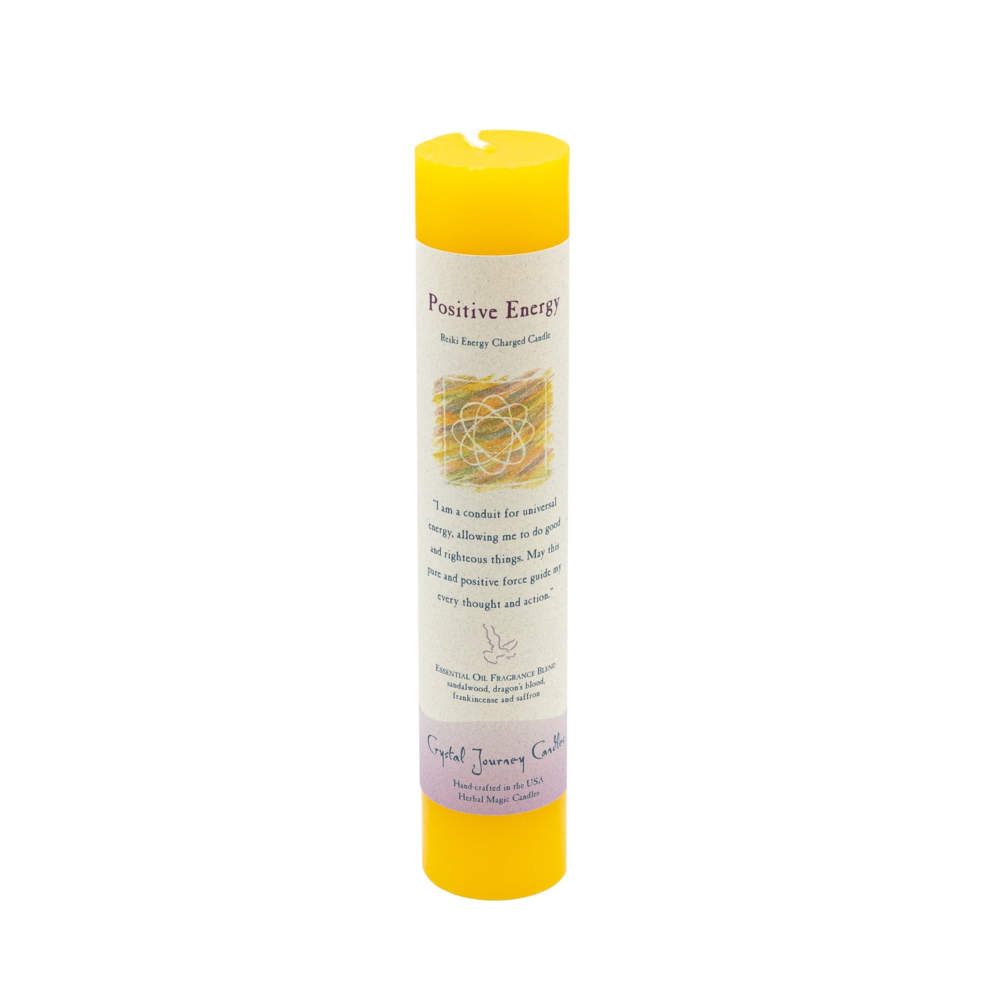 Pillar Candle - Positive Energy $18