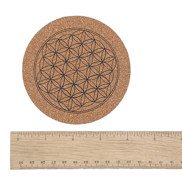 Crystal Grid - Cork - Mini Flower of life