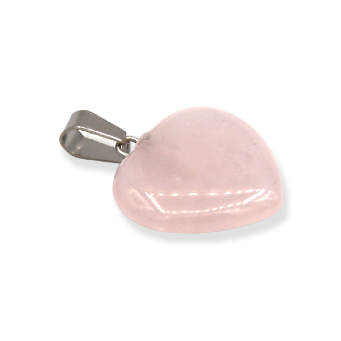Pendant - Rose Quartz Heart $15