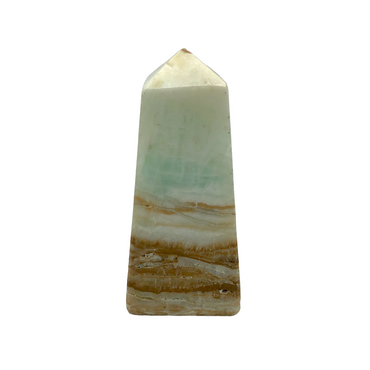 Calcite - Caribbean Blue Obelisk $150