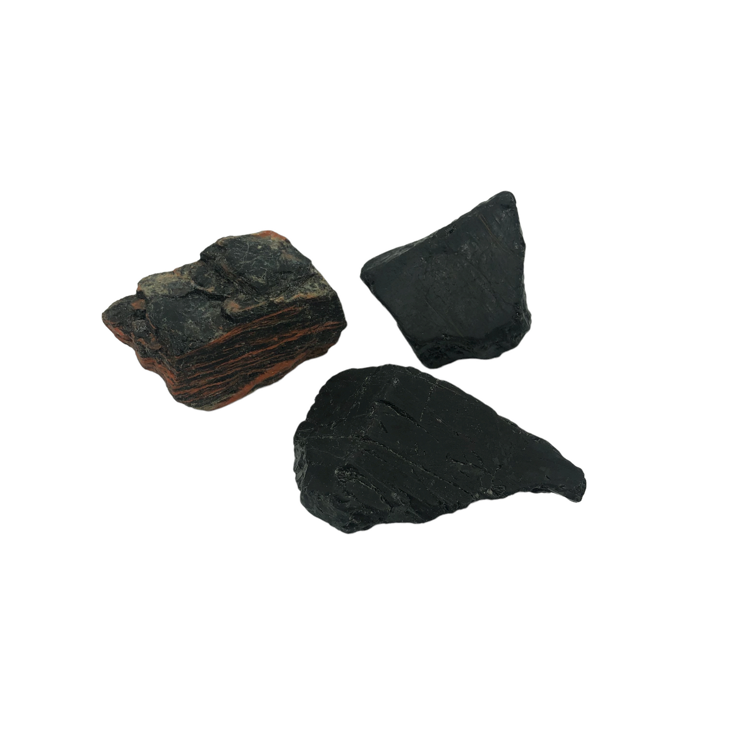 Tourmaline - Black With Hematite Raw $2