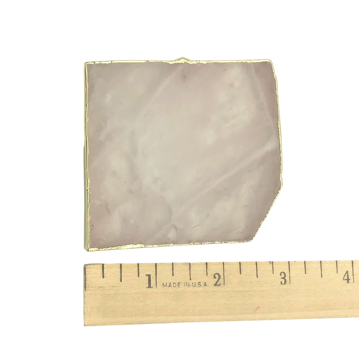 Rose Quartz Coasters Hexagon Shaped