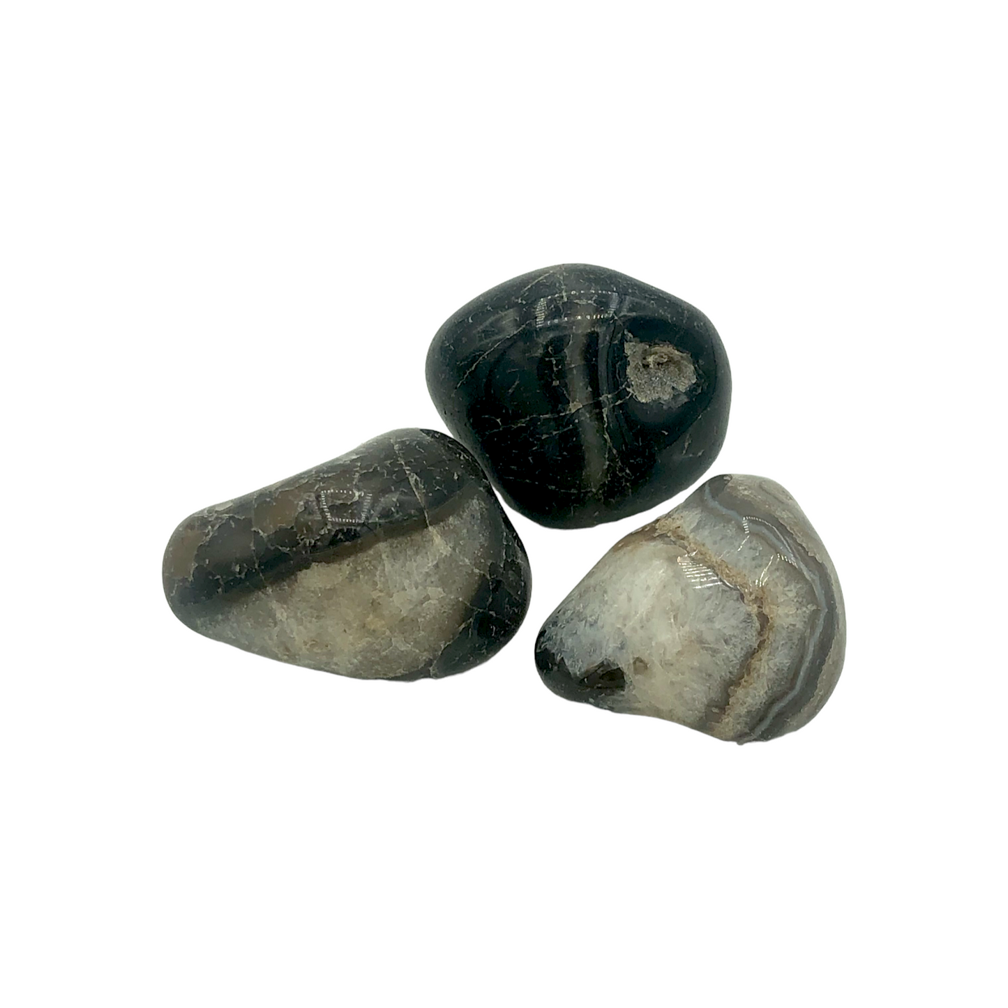 Onyx Banded Agate Tumble $4