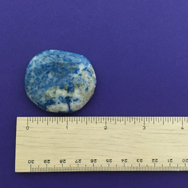 Lapis Lazuli Crystal Palm Stone - Happy Soul Online