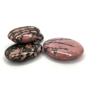 Rhodonite Palm Stone Tumbled Crystal Happy Soul Online