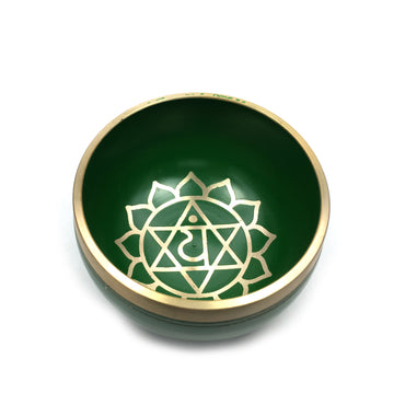 Tibetan Singing Bowl Gift Set - Green (Heart Chakra) Happy Soul Online