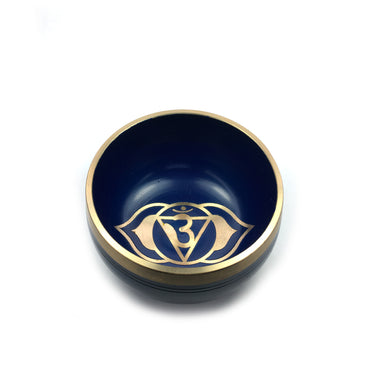 Tibetan Singing Bowl Gift Set - Indigo (Third Eye Chakra) Happy Soul Online