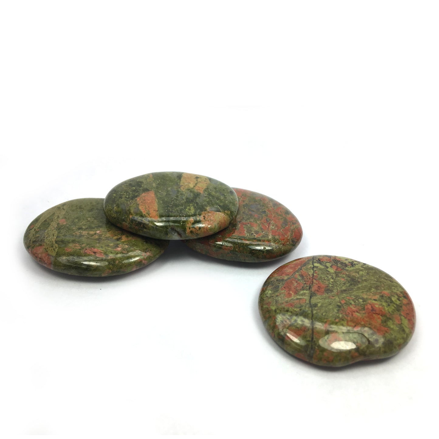 Unakite Crystal Palm Stone Happy Soul Online