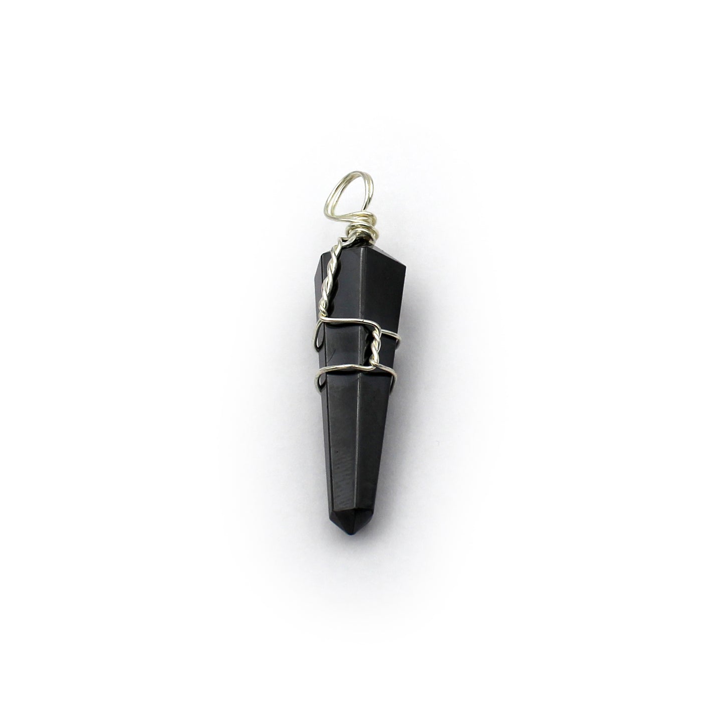 Necklace - Hematite Point $20