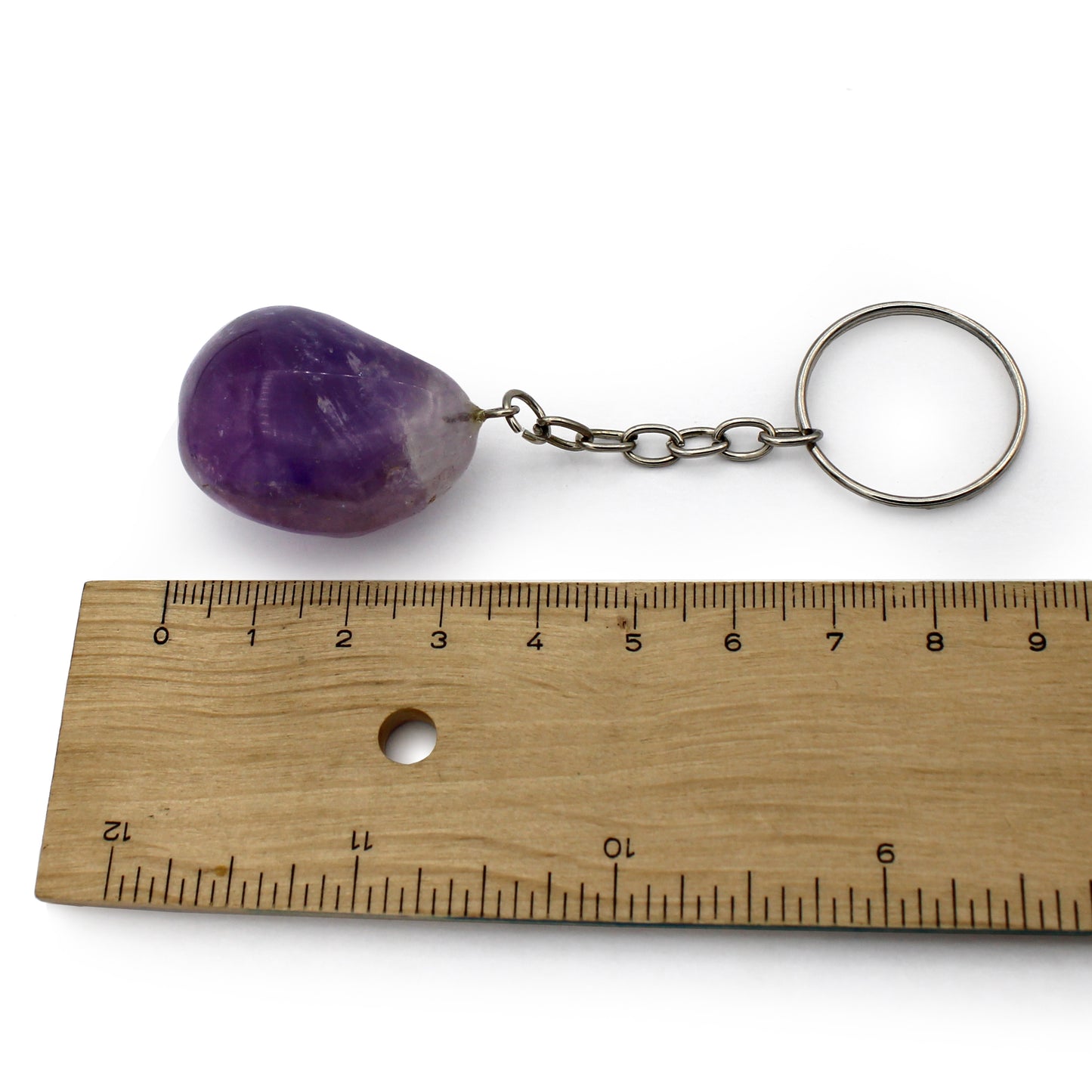 Keychain - Amethyst Tumble $15