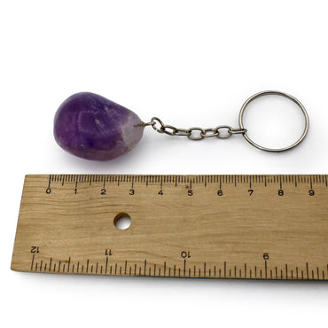 Keychain - Amethyst Tumble $15