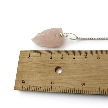 Pendulum - Rose Quartz Raw