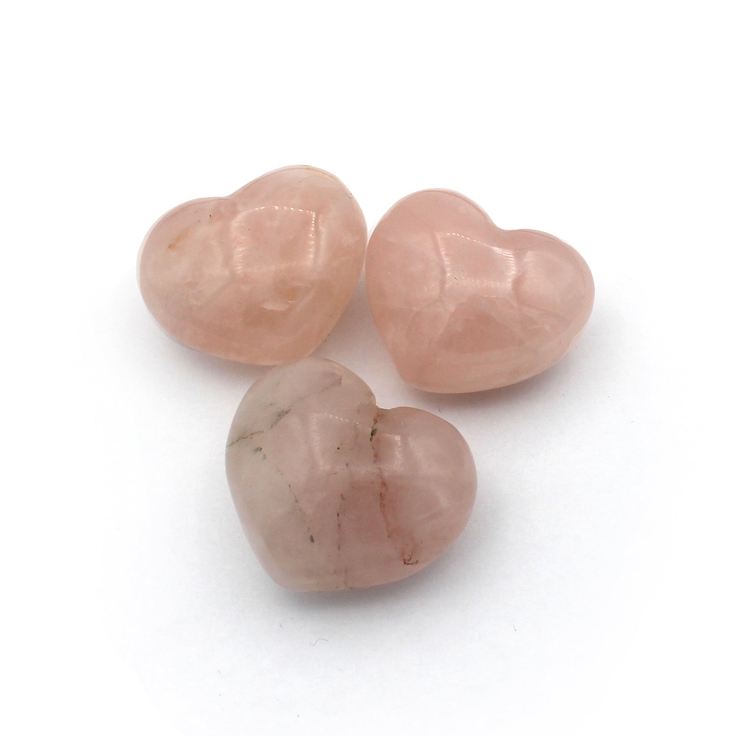 Rose Quartz Heart $18