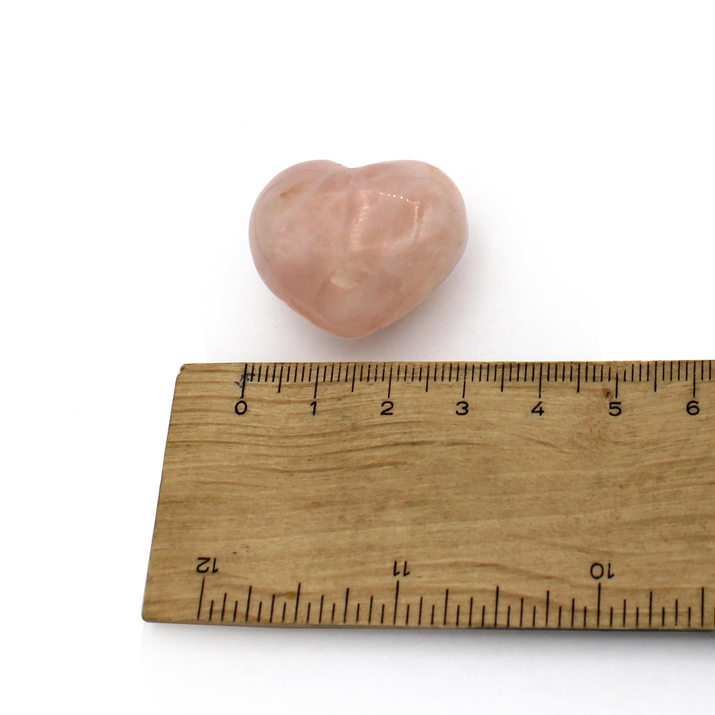 Rose Quartz Heart $18
