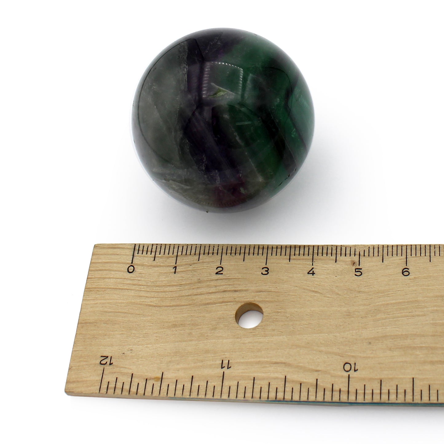 Fluorite - Rainbow Sphere $85