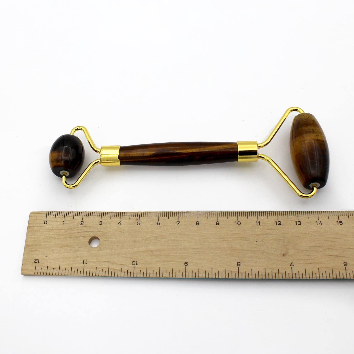 Facial Roller Tiger's Eye - Double Terminated
