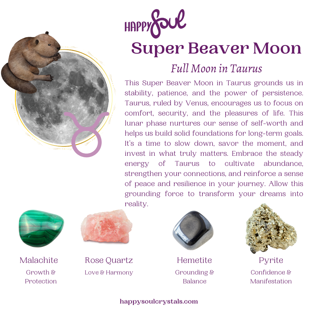 Super Beaver Moon in Taurus – November 15th, 2024: Embracing Stability and Self-Care