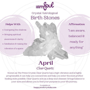🌸 The Renewal of April and The Infinite Possibilities of Clear Quartz 🌸