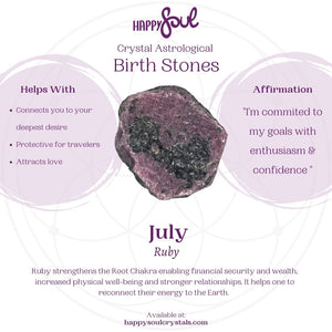 🌞 Ruby: The Jewel of July, a Month of Passion and Vitality 🌞