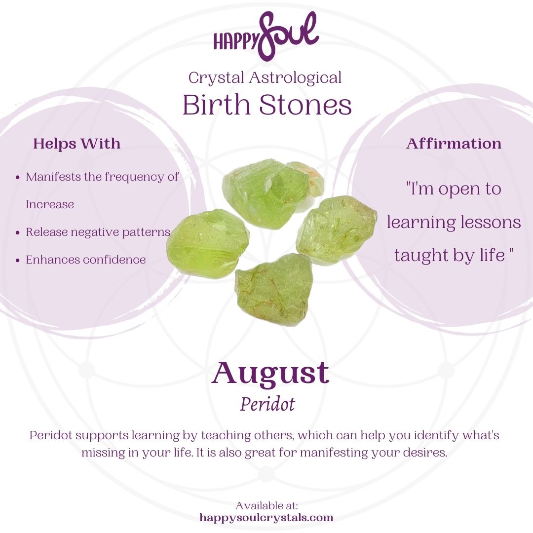 🌾 Peridot: The Gemstone of August, a Month of Wisdom and Abundance 🌾