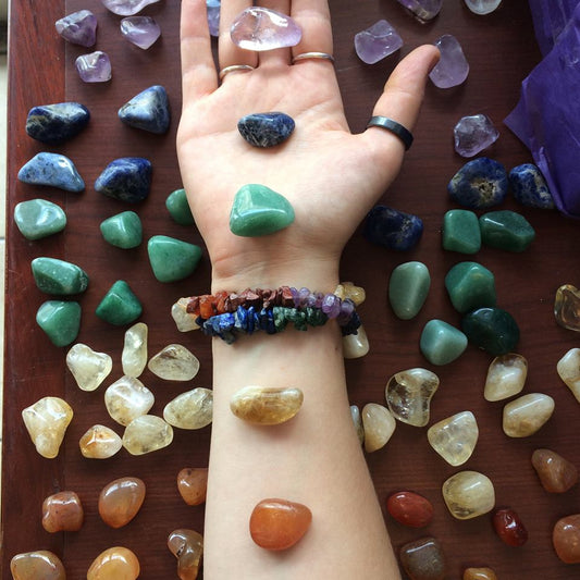 Happy Soul's Tumbled Crystal Chakra Sets