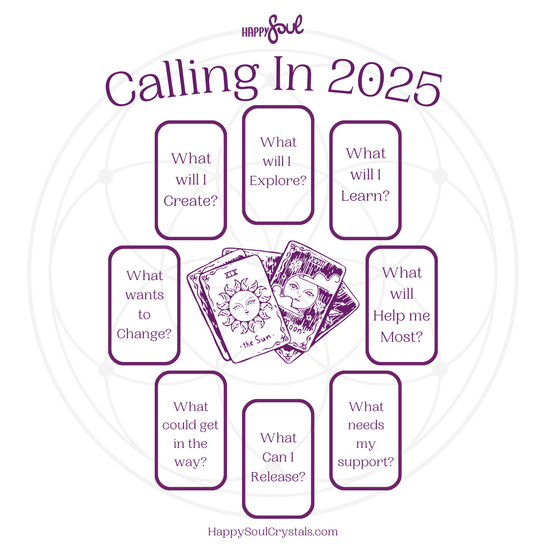 Calling in 2025: Tarot/Oracle Reading for Manifesting Your Year Ahead