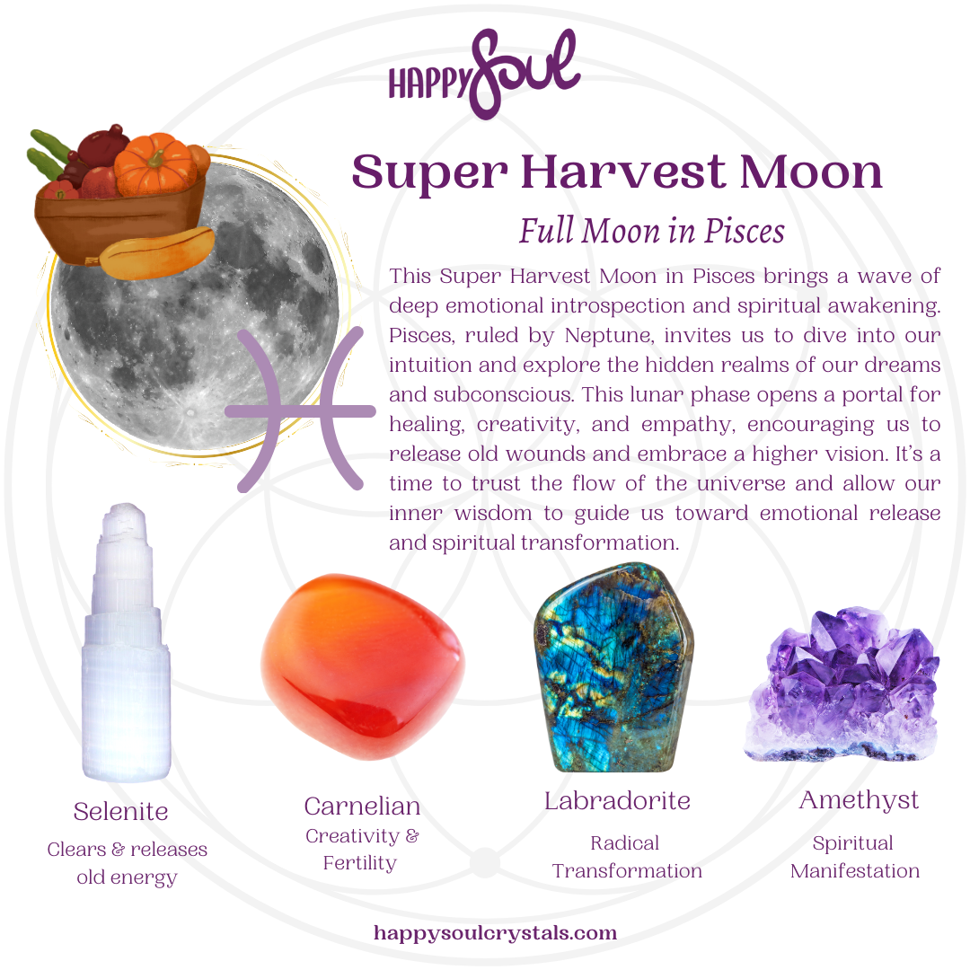The Super Harvest Moon in Pisces – September 17th, 2024: A Journey into Spiritual Awakening and Emotional Transformation