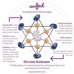 Stress Release Crystal Grid