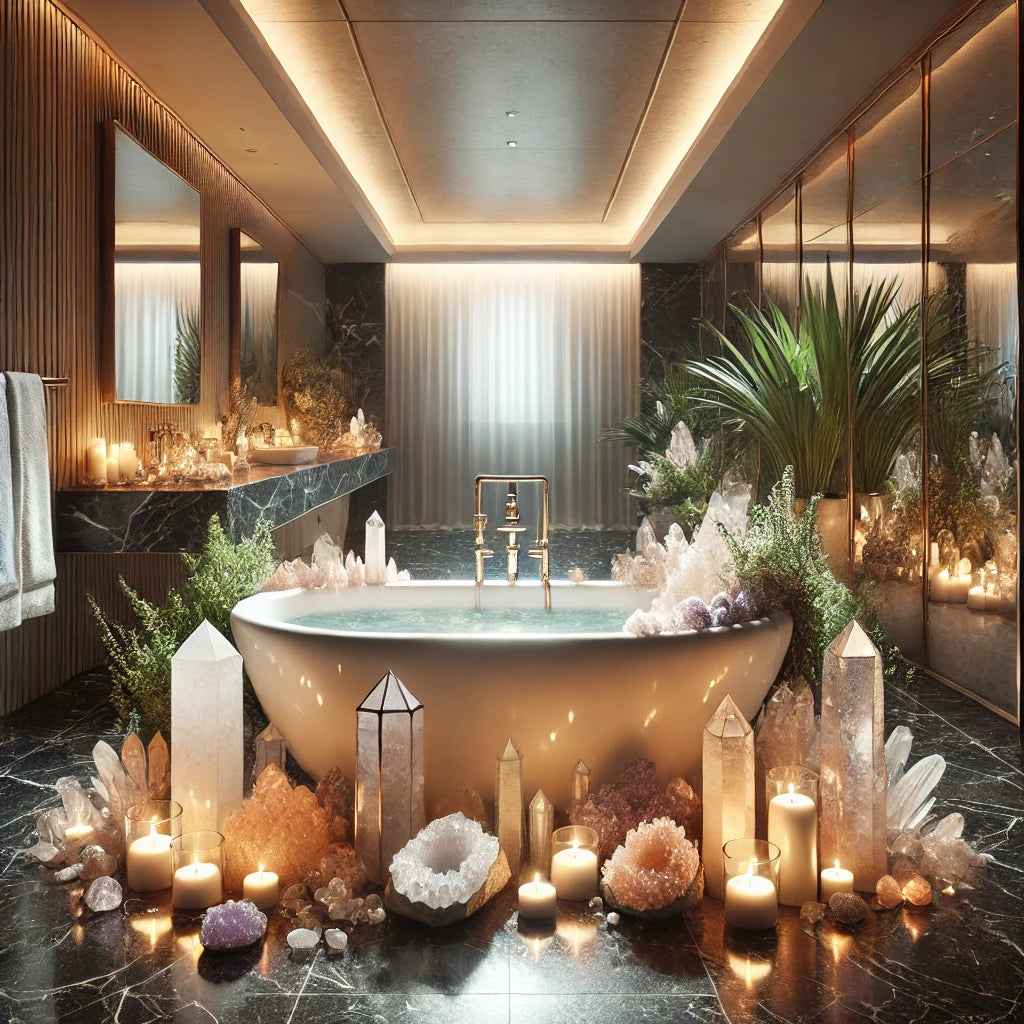 Bathing with Crystals: A Step-by-Step Guide to Creating Rituals for Pe ...