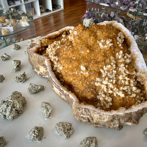 Citrine & Pyrite: Manifest Abundance!