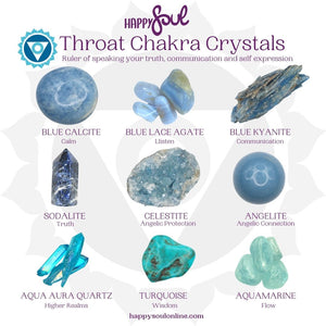 Throat Chakra Crystals