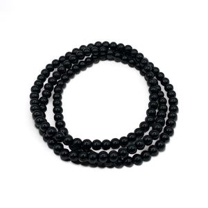 Bracelet - Tourmaline Black 4mm