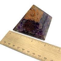 Orgonite - Amethyst Pyramid $50