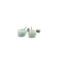 Earrings - Aquamarine Studs