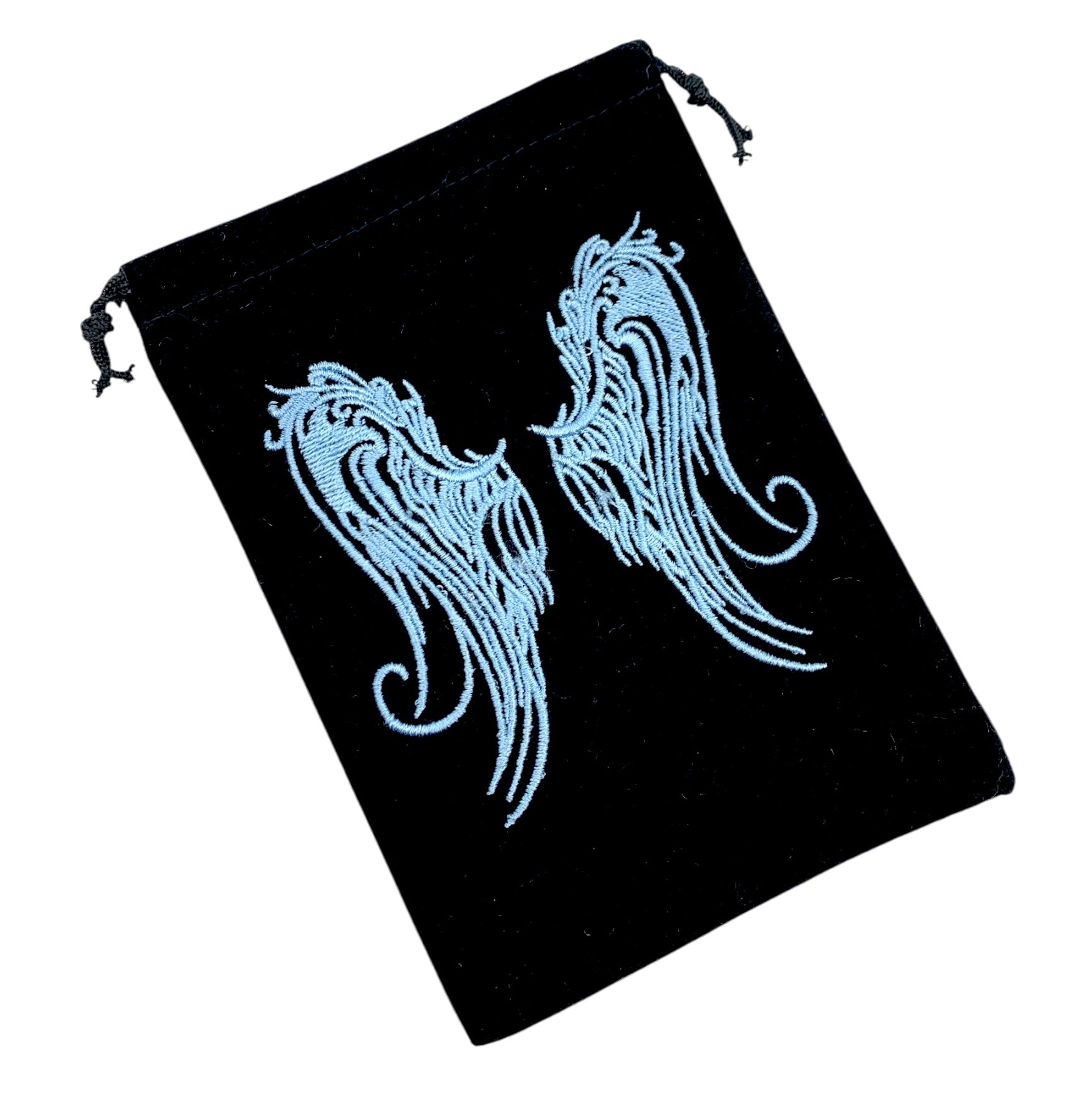 Bag - Velvet Angel Wings Embroidered 5"x7"