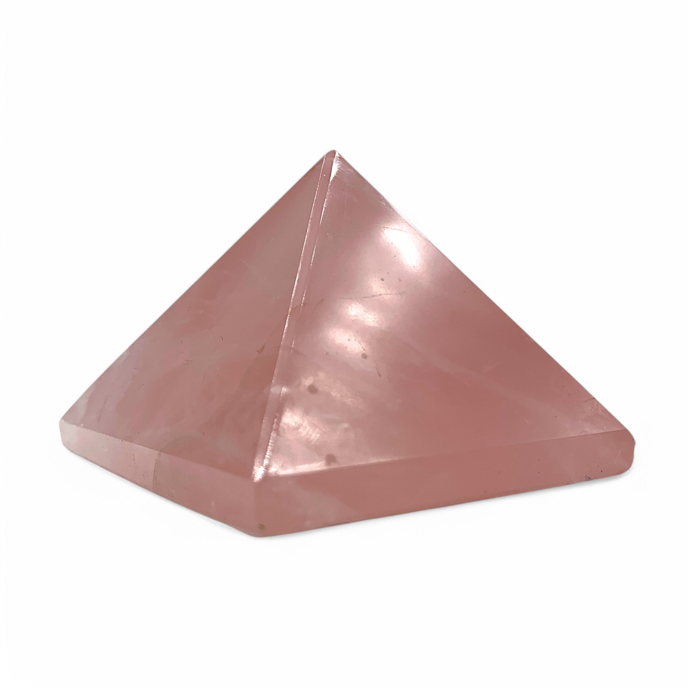 Rose Quartz Pyramid $40