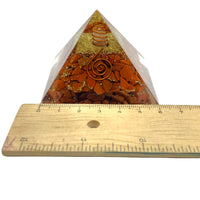 Orgonite - Red Jasper Pyramid $40