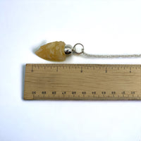 Pendulum - Calcite Orange Raw