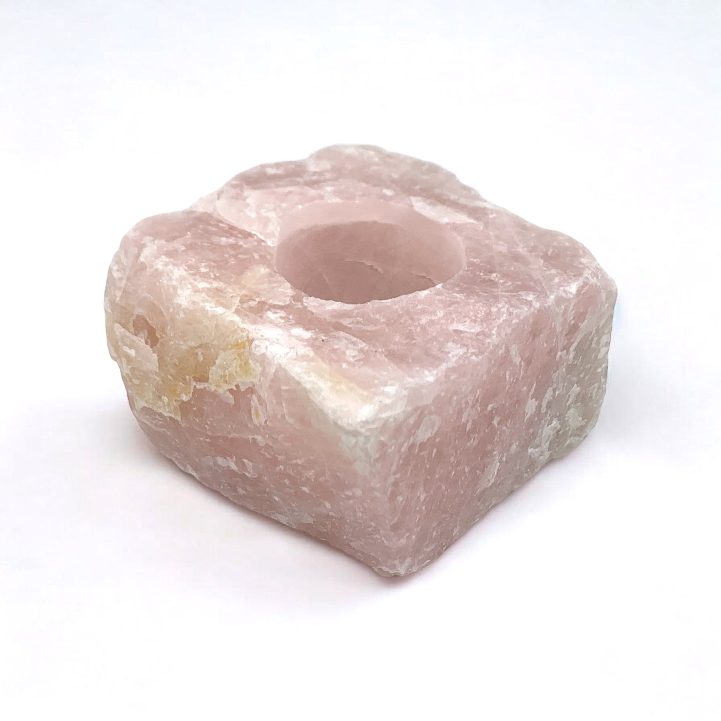 Candle Holder - Rose Quartz $50