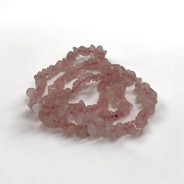 Bracelet - Rose Quartz Chip