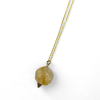 Necklace - Citrine Raw Assorted Shapes