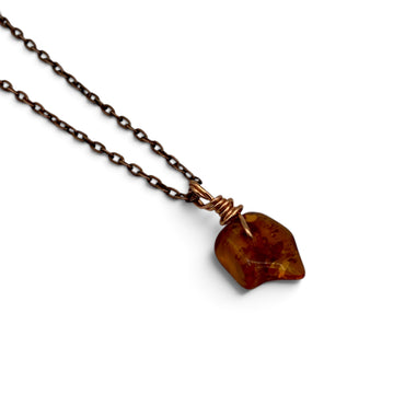 Necklace - Amber Bead