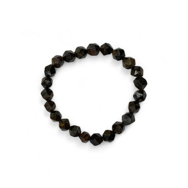 Bracelet - Bronzite Faceted