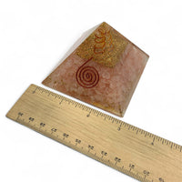 Orgonite - Rose Quartz Pyramid $50